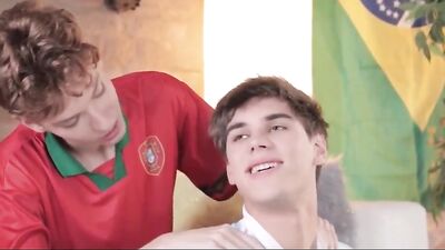 Raw Bareback Loveseat & Floor Gay Porn Action Cum Shots Oral