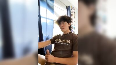 Jerking His Hot Big Cock: Gay Boys Porn Tubes Newest Addition!