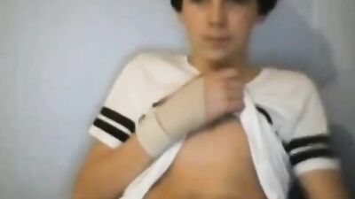 Dirty Shirt Amateur Boys Porn Cam Cumshot!