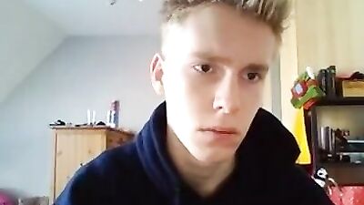 Gay Porn: Cumming with German Blonde Cam Boys