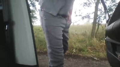 Break from Driving: Public Boys Porn Revenge