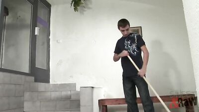 Raw And Sweet With The Hot Delivery Boy - Bareback Cum Shots!