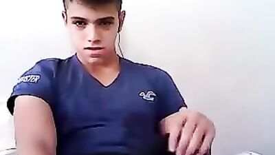 Young Twink Jerks His Boner on Cam Boy Porn!