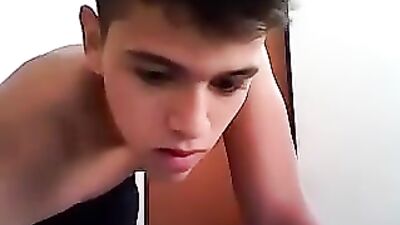 Young Twink Jerks His Boner on Cam Boy Porn!