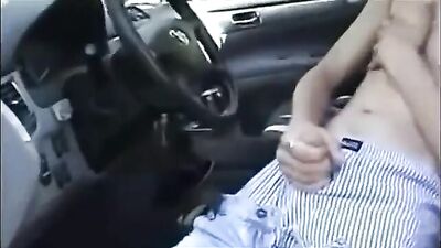 Cumming with Russian Skinny Jerks in Car Boys Porn!