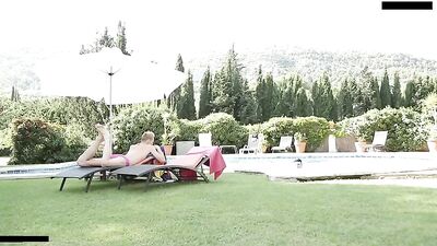 Eye Full Of Cum: Poolside Bareback Gay Porn