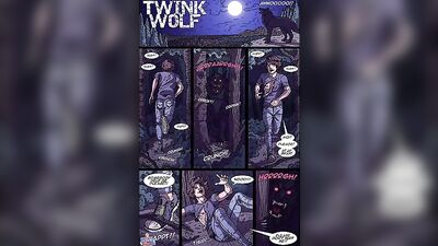 Werewolf Twink: A Gay Porn Comic Book Adventure