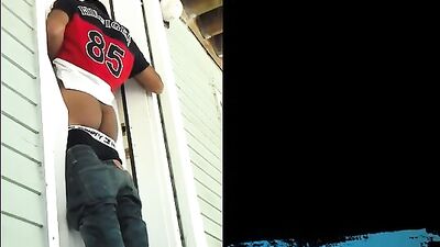 Backdoor Latino Cum Swallow: A Glory Hole Adventure!