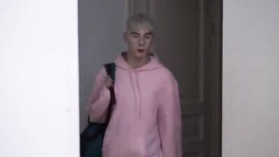 Sleeping Boyfriend Seduced by Cute Blond Boy in Bareback Tube Action!