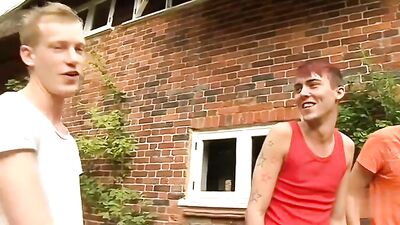 Brit Lads Summer Orgy: Cum-Shot Extravaganza in the Great Outdoors!