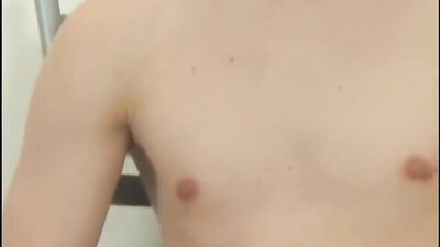 Cum For Lunch: Big Dick Teen Catches His Own Sperm!