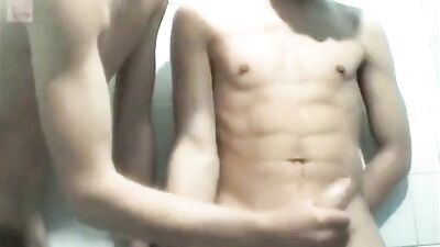 Gay Porn Handjobs: Best Friends Showers Orgasm Adventure!