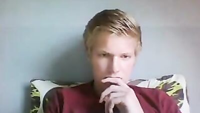 Young Twink Shoots Three Cum Shot Loads on Webcam
