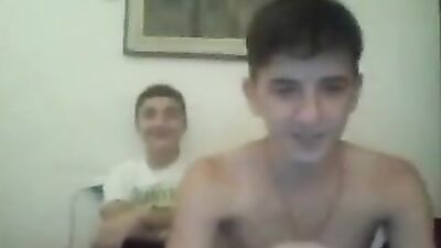 Greek Pals Reconnect with Hot Webcam Wank!