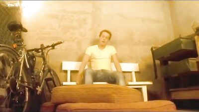 Young Bike Thief Fucked Raw in Gay Porn Cumshot Orgy