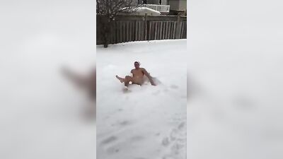 Winter Cold Twink Tube Fun: Oh My Gawd!