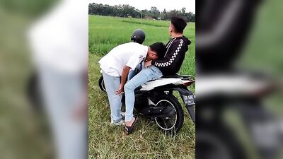 Asian Biker Boys: Steamy Threesome Action!