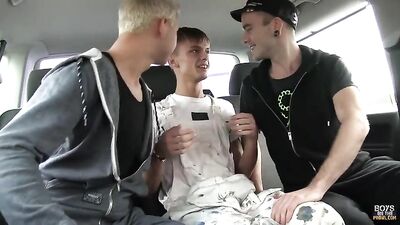 Gay Road Sex Car Twink Tube: Action Big Cocks Group Sex