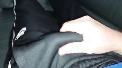 Trackie Fetish Boy - Chav Scally Sneakers Solo Play!