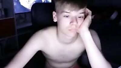 Young Gay Boy Explores His Sexuality with Webcam Masturbation!