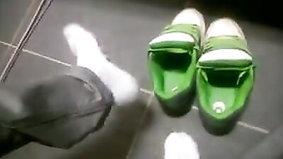 Sneaker Foot Fetish: Spreading Spunk on the Streets!