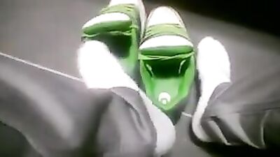 Sneaker Foot Fetish: Spreading Spunk on the Streets!