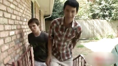 Bareback Bukkake Party - Two Young Boys Take On The Night!