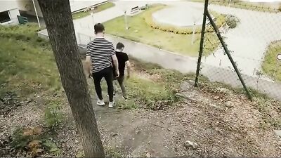 Hill Barebacking: Twink Cum Shots and Oral Delights