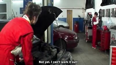 Gangbang Garage: Raw Sexual Encounters with JBS-Garage Gay Porn!