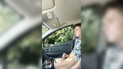 No one around - twink public car sex tube