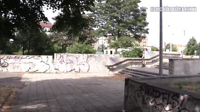 Young Czech Hunter Strips Down for Cash - Parkour & Hotel Room Fun!