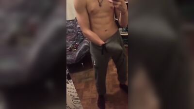 Gay Solo Time: Young Latino Cum-Shots