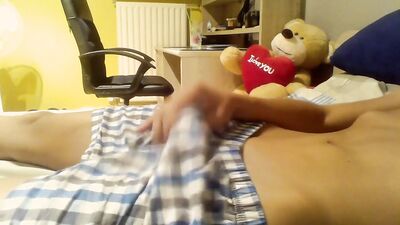 Gay Porn Boy Web-Cam Solo Handjob in Room - Hot and Steamy Action!