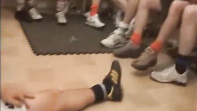 Gay Soccer Team Jacks Off in Cum Shot Orgies!