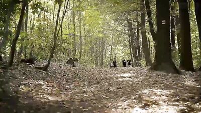 Gay Porn Twinks Run with Big Cocks! - Runners Group XXX Action