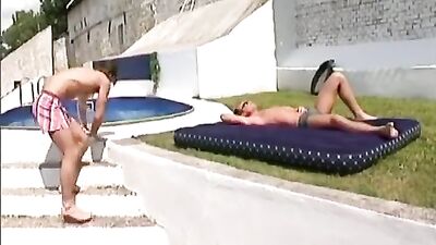 Double Blowjob Facials: Two Boys Exchange Oral Pleasures