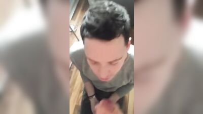 Suck him dry on the set of X-rated studs!