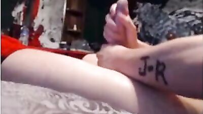 Stretching Big Cocks - A Gay Porn Video with Solo Cum Shots