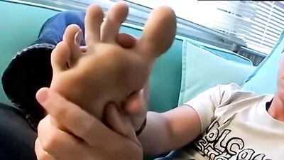 Jesses Adorable Foot Fetish: Blond Boys Edition - Gay Porn Video