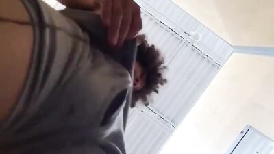 Young Str8 Cumming in Dressing Room - Mixed Porn Amateur Jerk