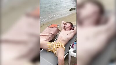 Gangbang on the Beach: Public Porn Boys