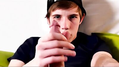 Gay Porn Video - AI Enhanced Solo Cum Show With Hot Twink