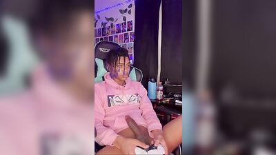 Gay Game Solo Twink Porn: Black Web-Cam Temptations