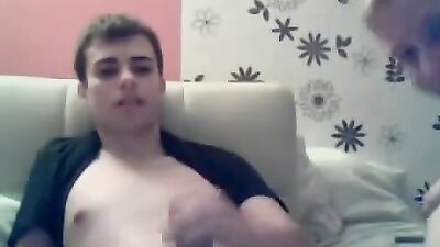 Gay Porn: Hot Blonde Sucks First