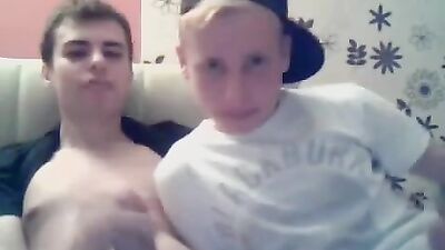 Gay Porn: Hot Blonde Sucks First