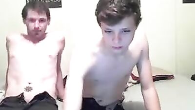 Gay Porn American Boy and Dad Cam Action Mix Web-Cam Oral Handjob!