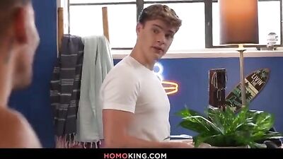 Gangbang in Surf Shop - Cocksucking Oral Fun!!