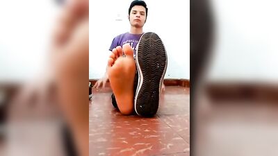Gay Porn Twink Foot Worship No Socks Fetish Fun Solo