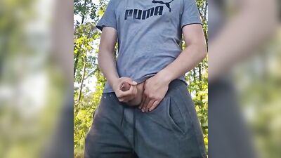 Gay Cam Cum Amateur Handjob Outdoor Solo Porn - Bike Ride Horniness