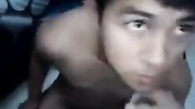 Young Latino Thick Dick Sucking - Cum for the First Time!